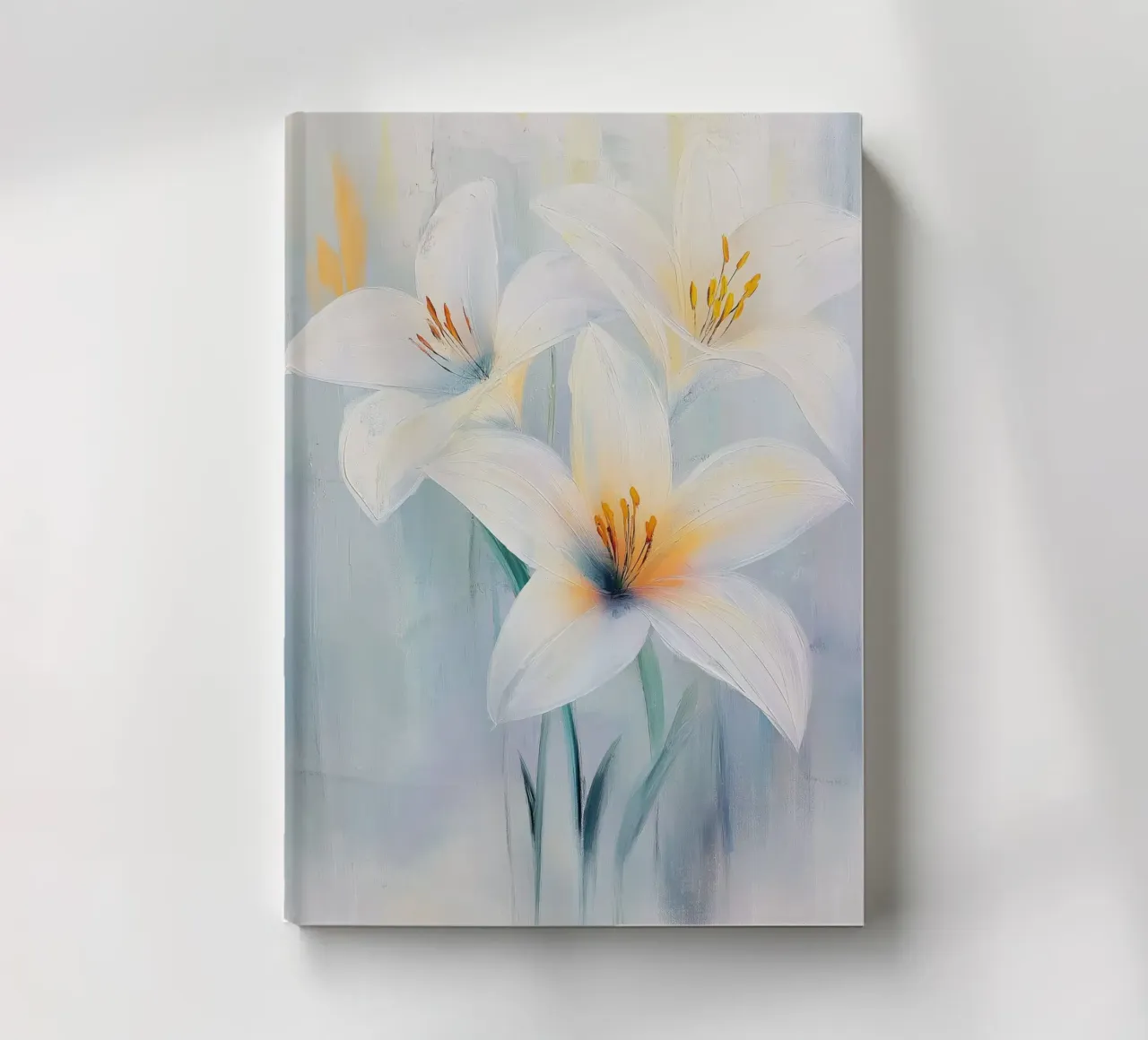 White flowers notebook by Imagine