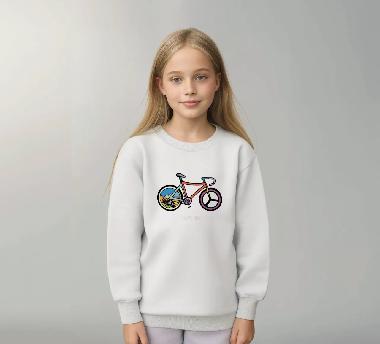 Let's Go kids sweatshirt by Ninhol