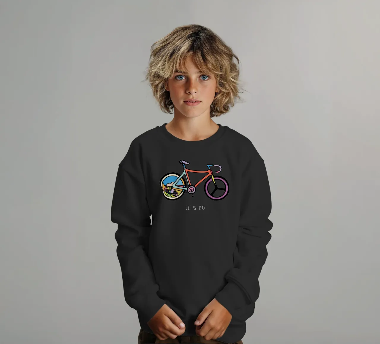 Let's Go felpa bambino da Ninhol