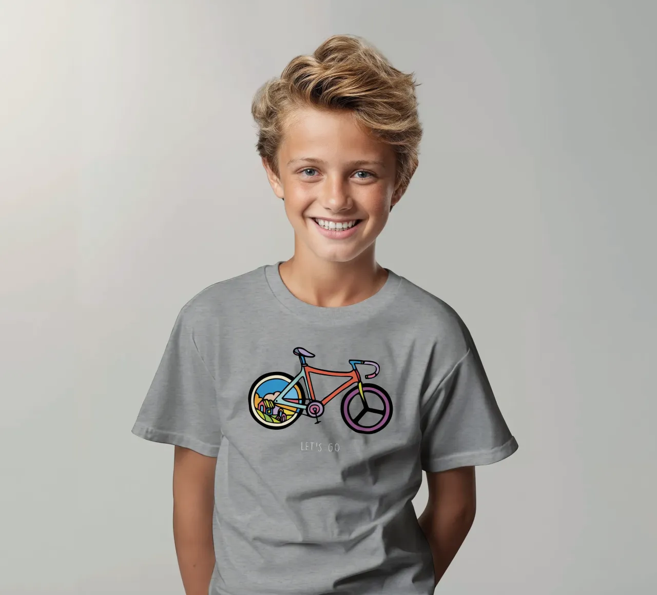 Let's Go kinder t-shirt van Ninhol