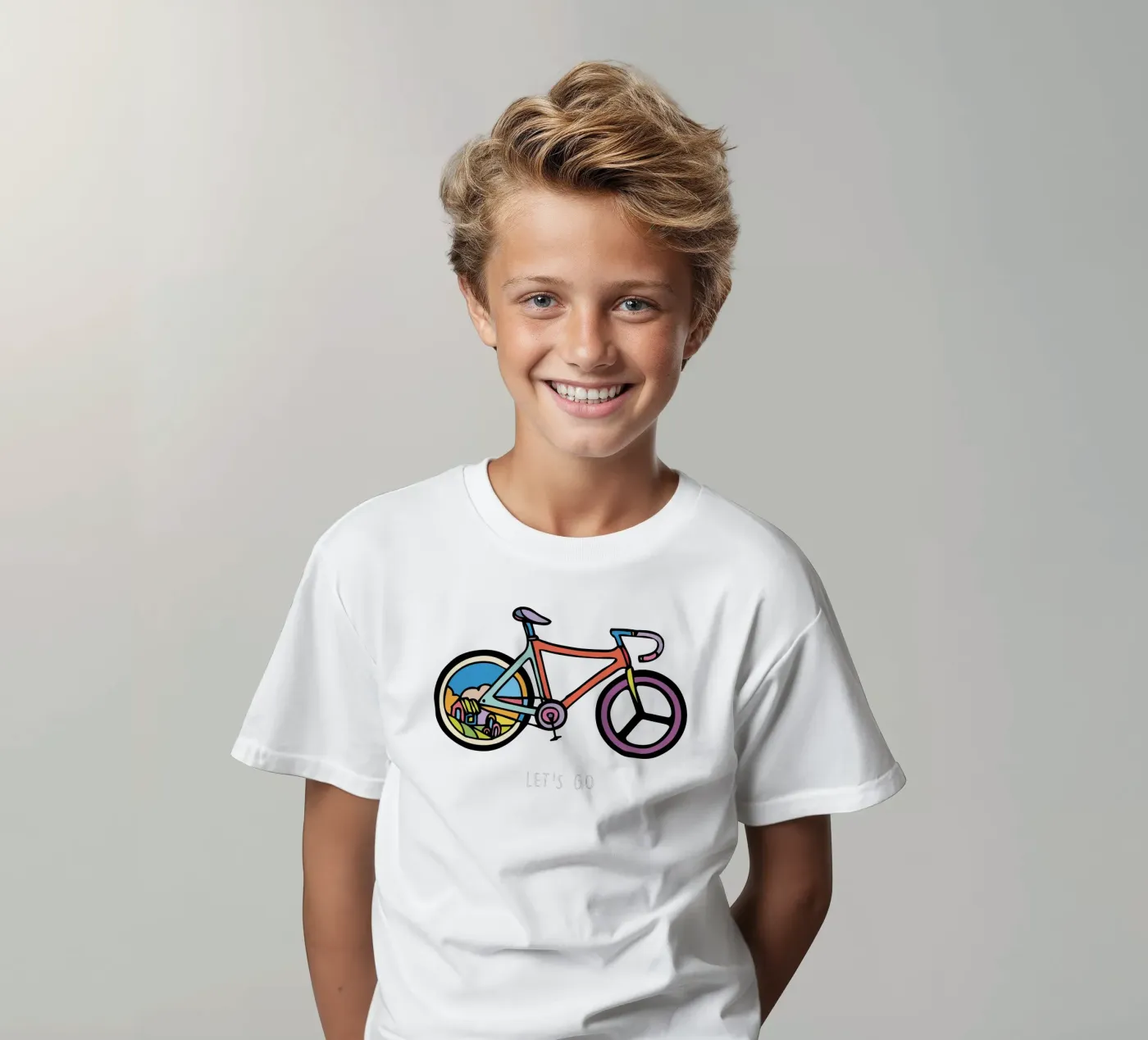 Let's Go kinder t-shirt van Ninhol