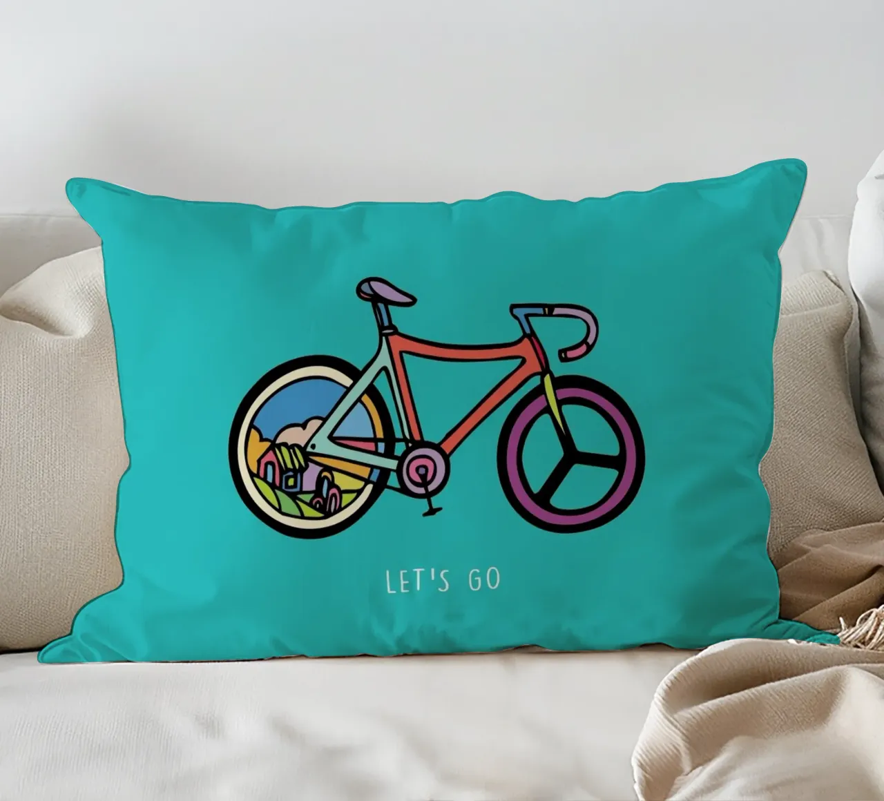 Let's Go cuscino da Ninhol