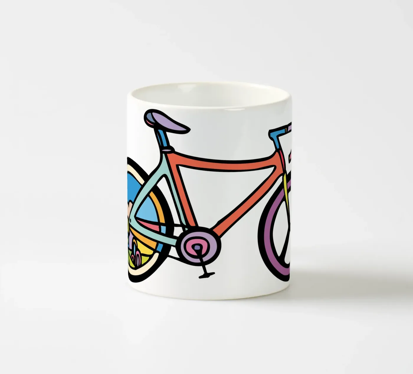 Let's Go ceramic mug by Ninhol