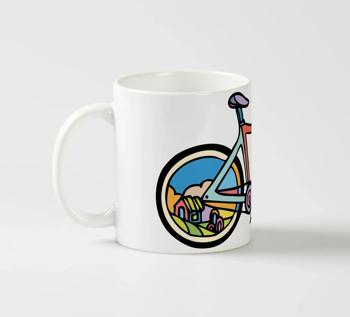 Let's Go ceramic mug by Ninhol