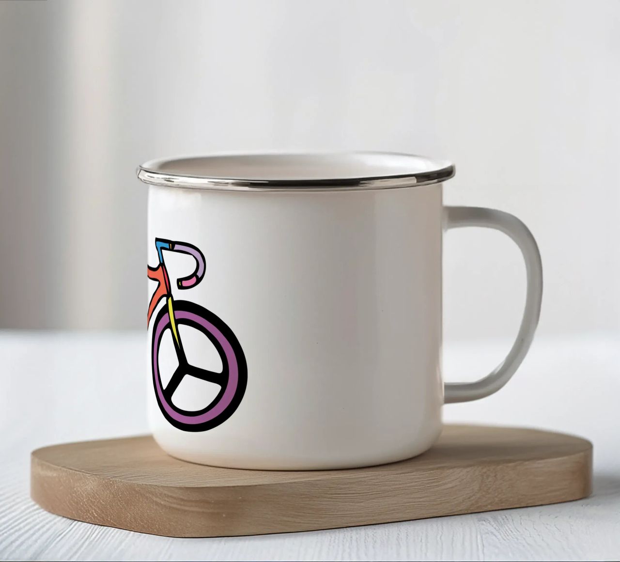 Let's Go tazza in smalto da Ninhol
