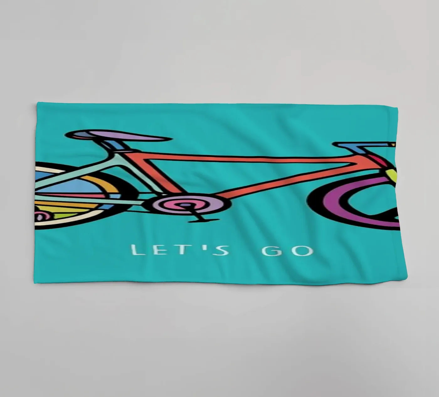 Let's Go badhanddoek van Ninhol