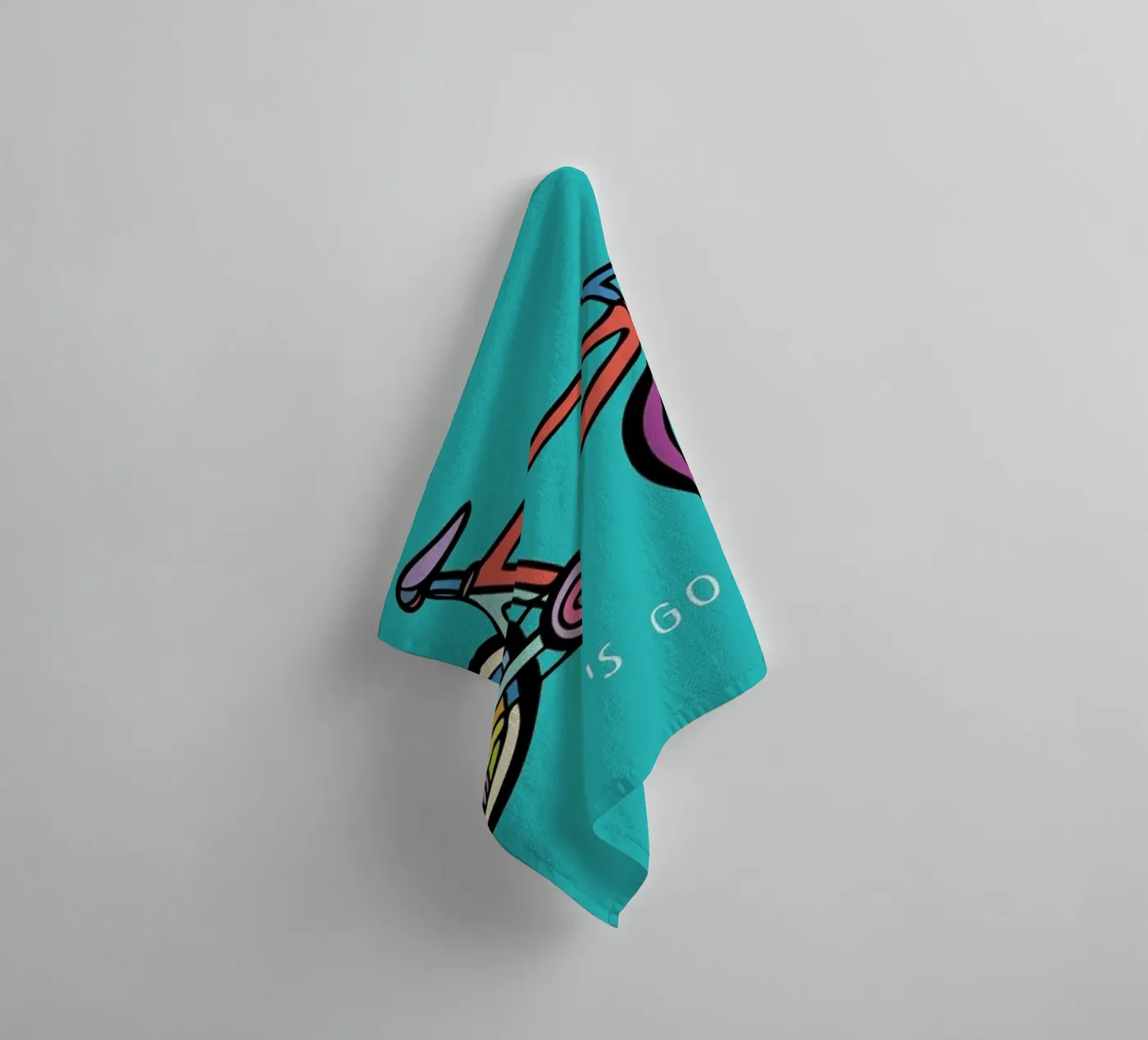 Let's Go badhanddoek van Ninhol