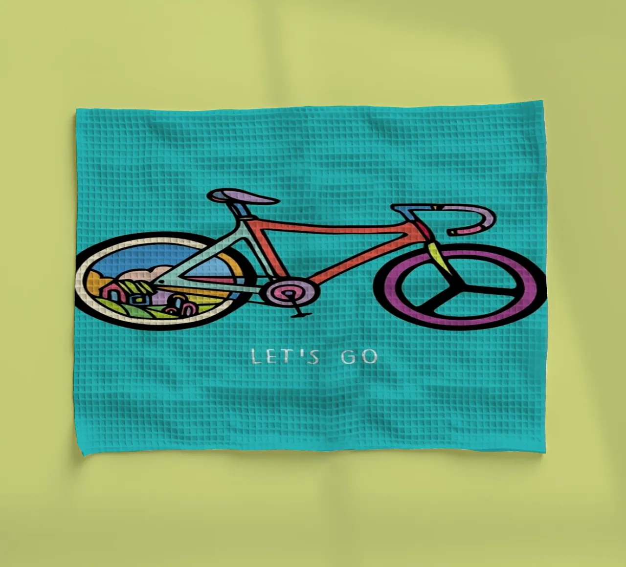 Let's Go canovaccio da cucina da Ninhol