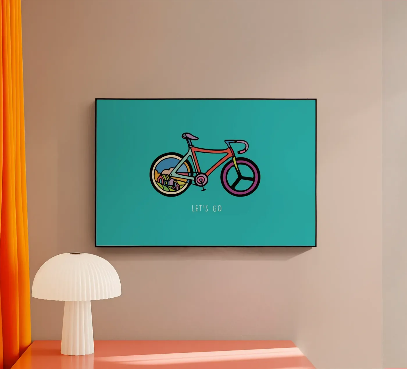 Let's Go acryl van Ninhol