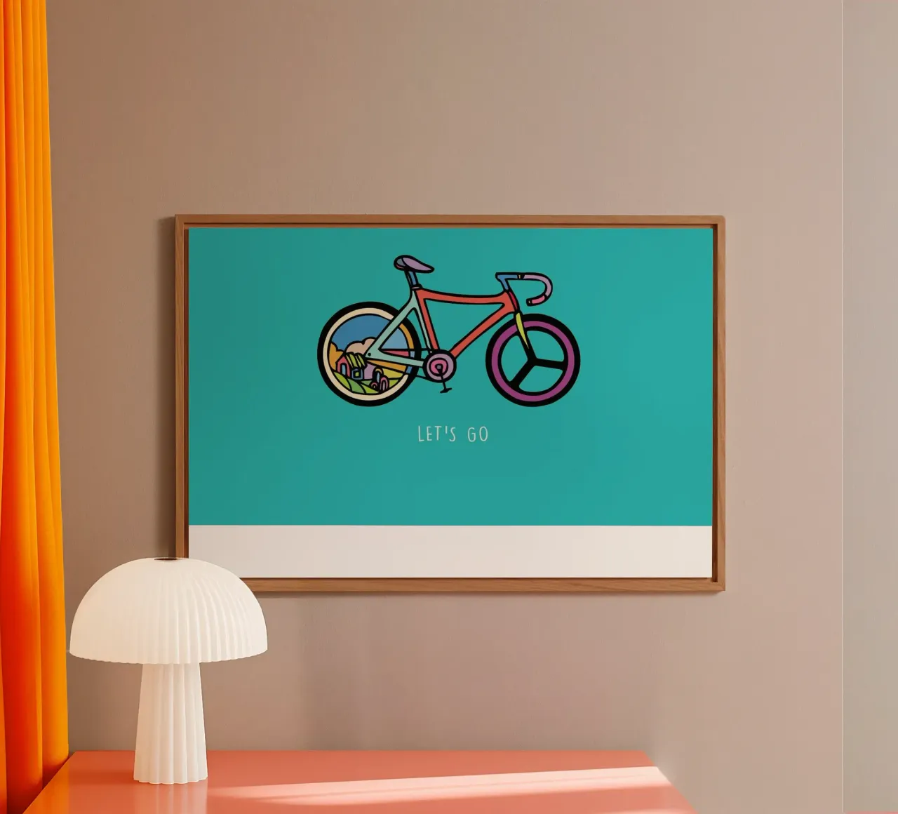 Let's Go alluminio dibond da Ninhol