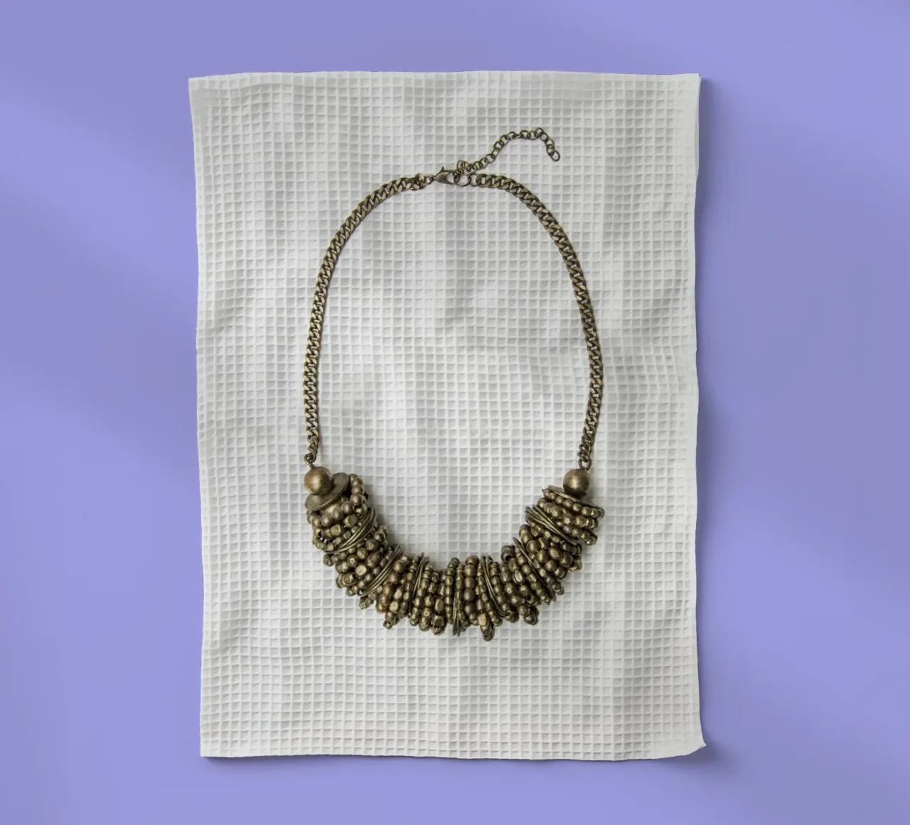 Collana mongola canovaccio da cucina da Teresa André
