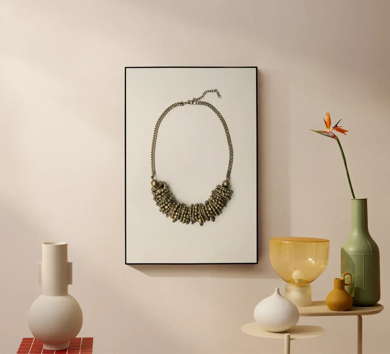 Collana mongola plexiglass da Teresa André