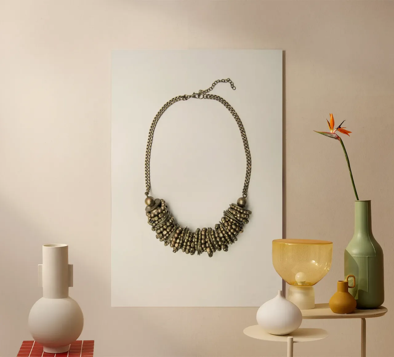 Collana mongola plexiglass da Teresa André