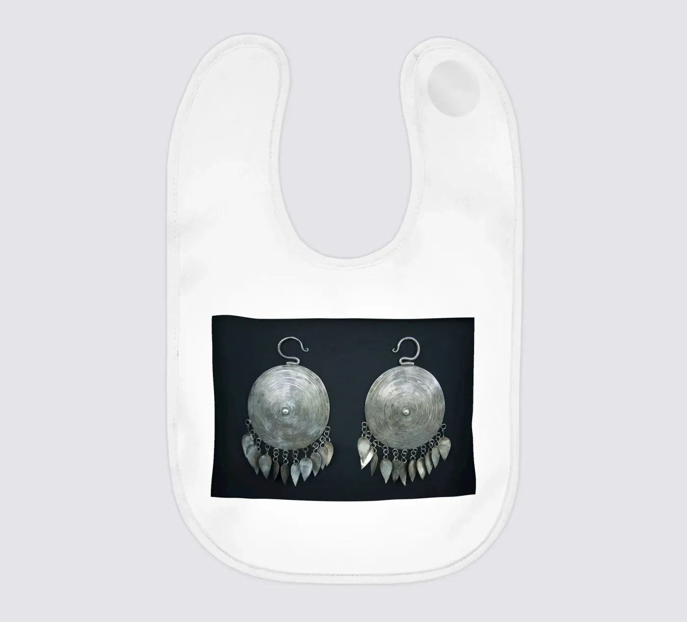 Boucles d'oreilles mongoles bavoir de Teresa André