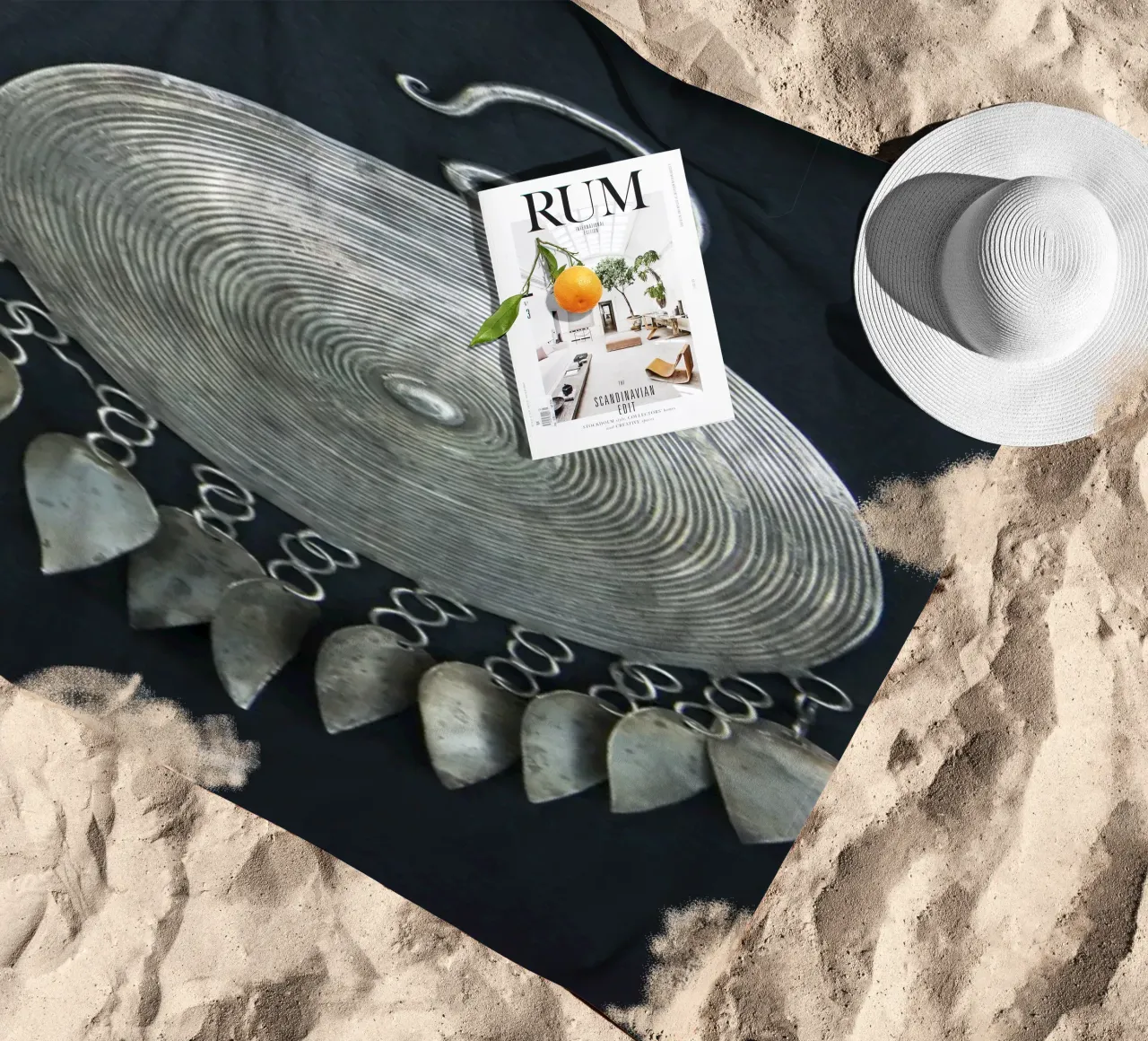 Orecchini mongoli telo mare da Teresa André