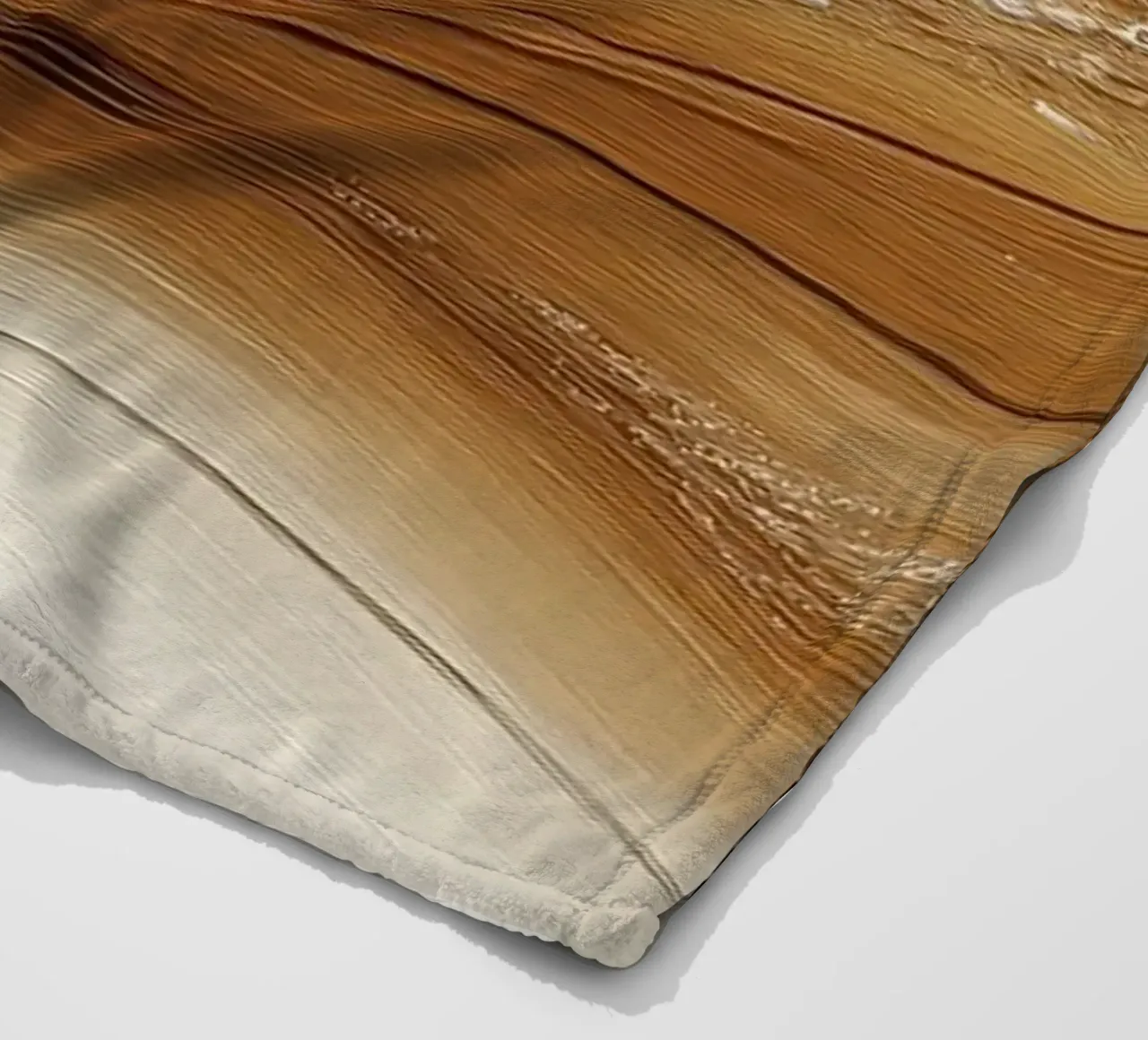 Fiori secchi in marrone coperta in pile da Imagine
