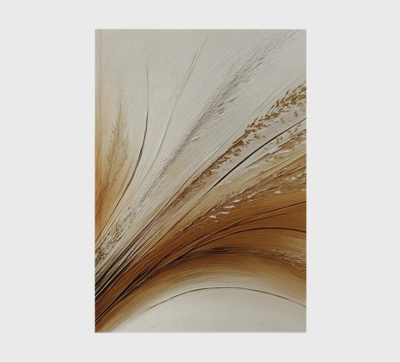 Fiori secchi in marrone diario da Imagine