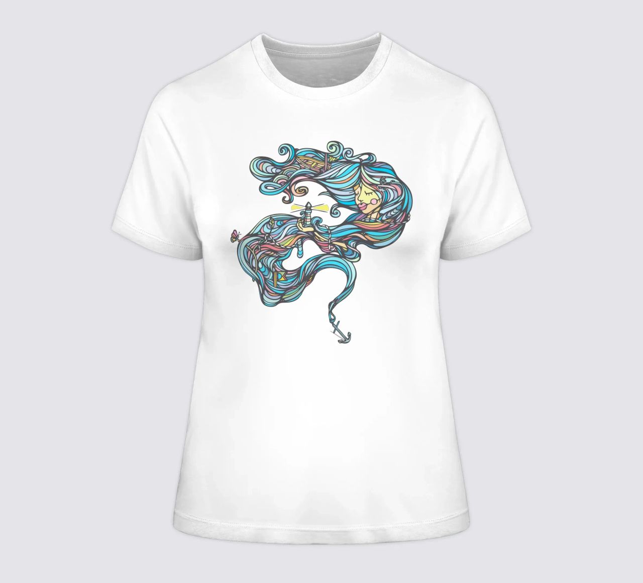 Brave women's fitted t-shirt by Ninhol