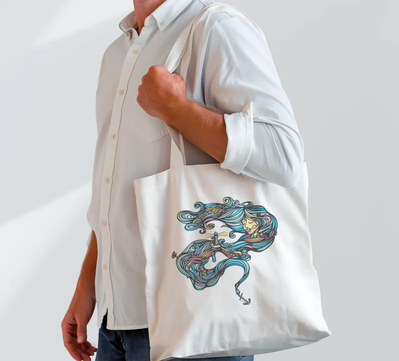 Brave borsa in juta da Ninhol