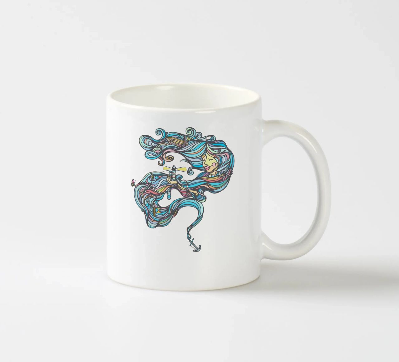 Brave tazza in ceramica da Ninhol