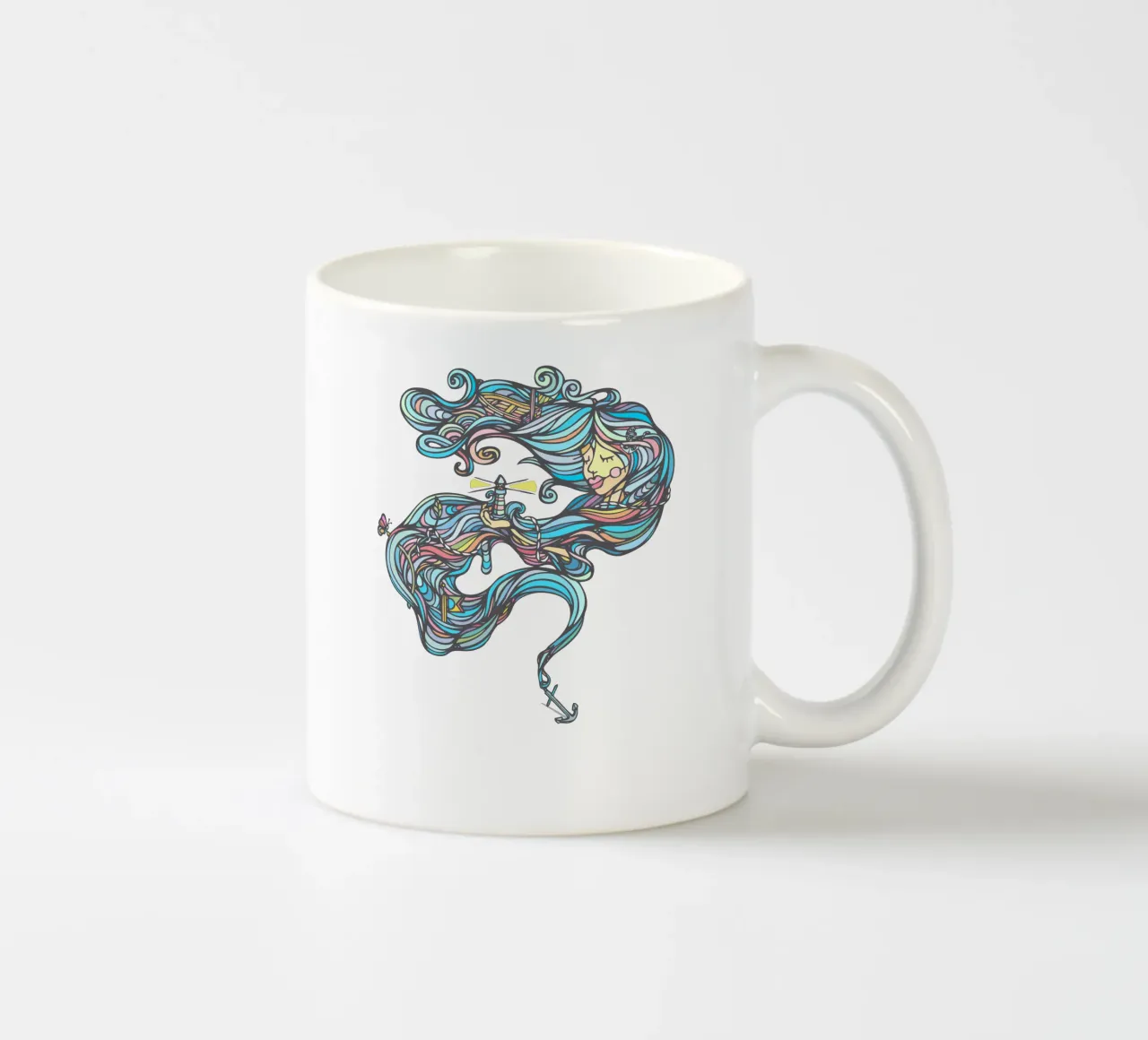 Brave Keramik Tasse von Ninhol