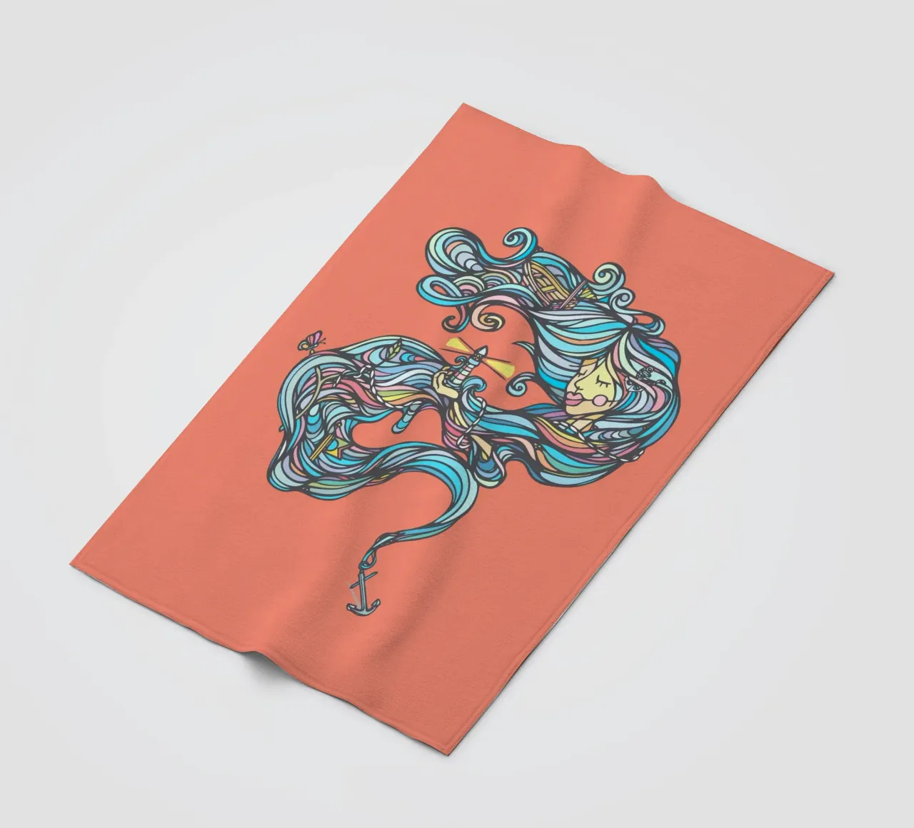 Brave coperta in pile da Ninhol