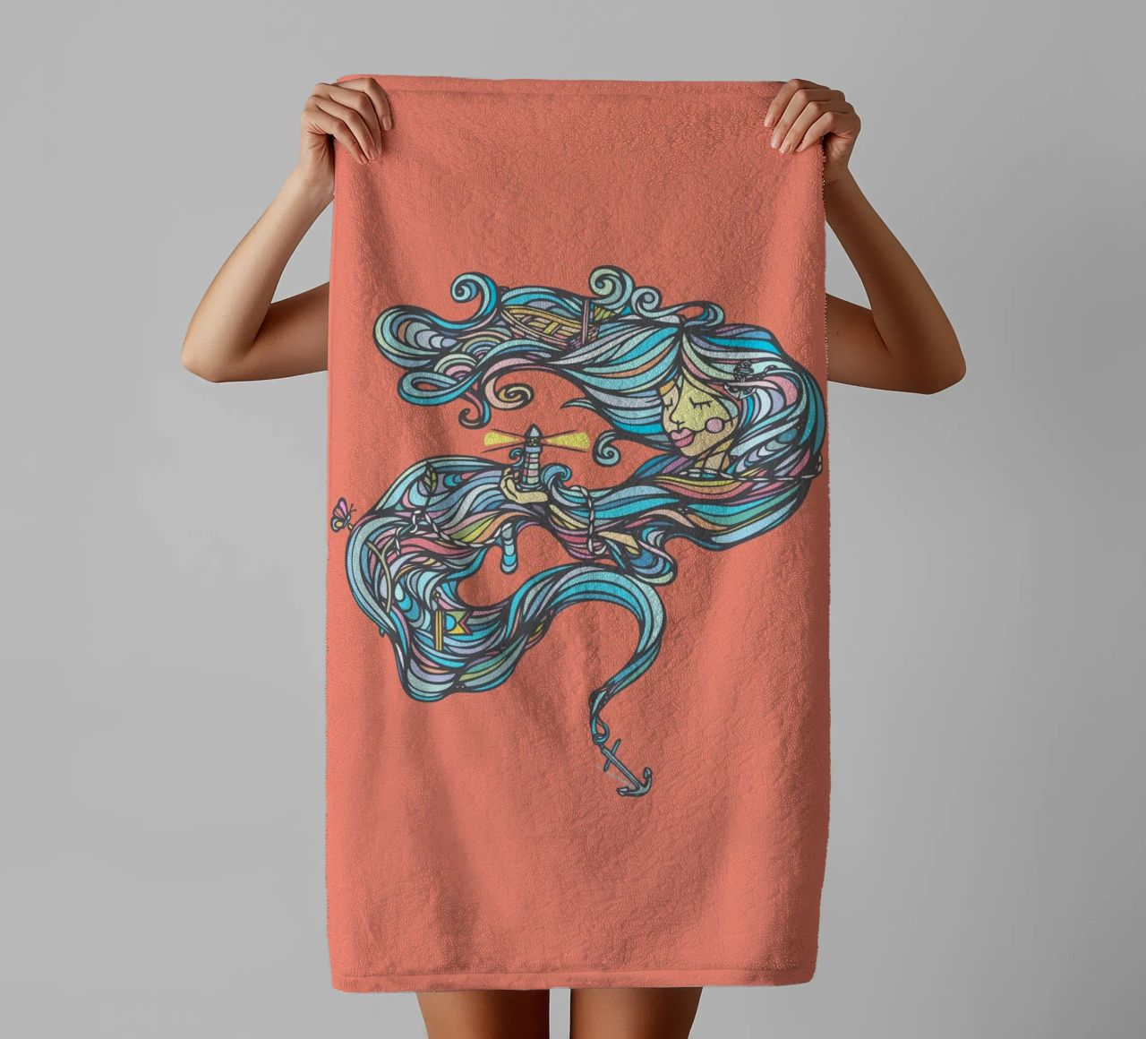 Brave towel by Ninhol