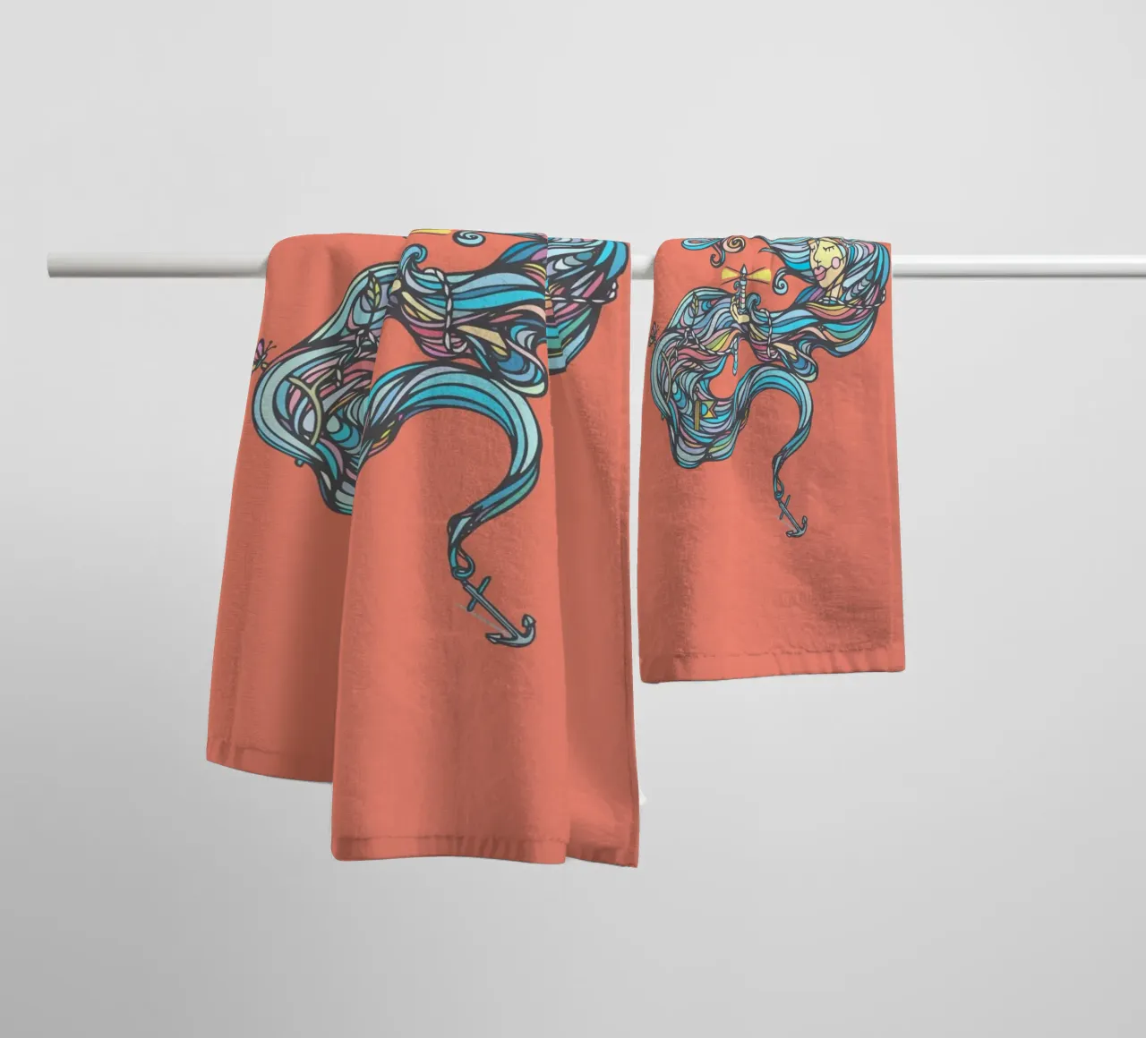 Brave badhanddoek van Ninhol