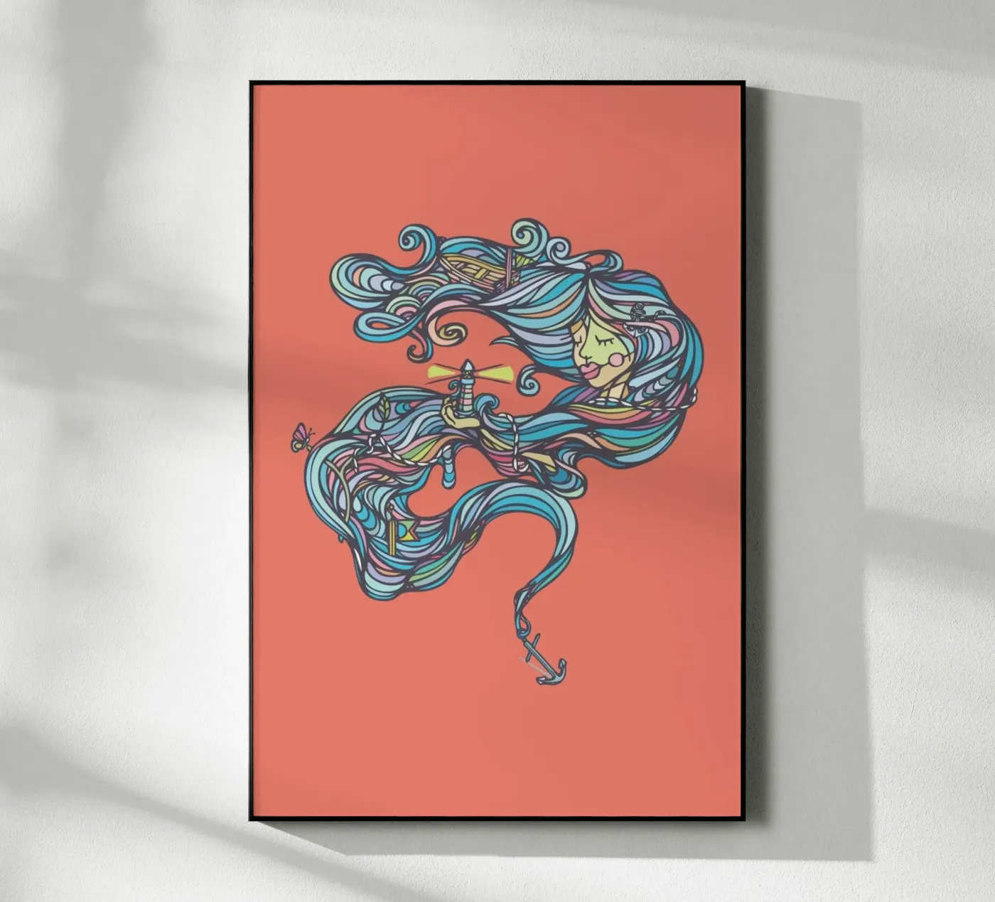 Brave acryl van Ninhol