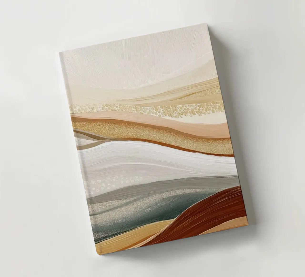 Paesaggio astratto con i colori della sabbia diario da Imagine