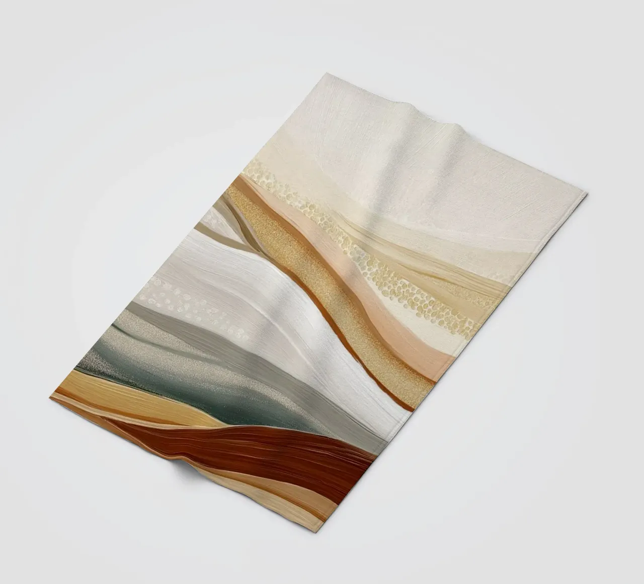 Paesaggio astratto con i colori della sabbia coperta in pile da Imagine