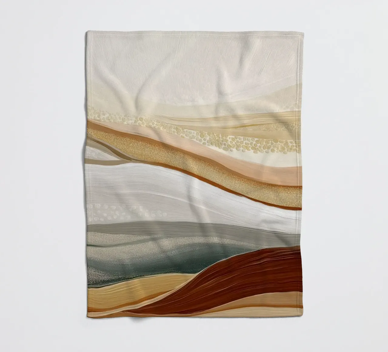 Paesaggio astratto con i colori della sabbia coperta in pile da Imagine