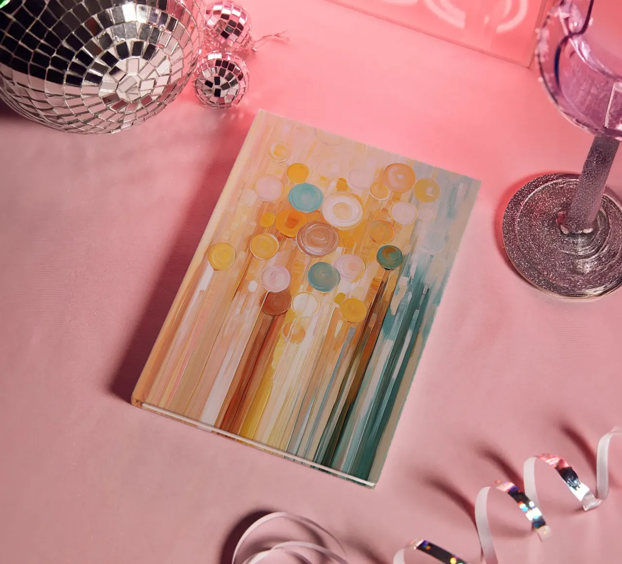 Abstract flowers notebook by Imagine