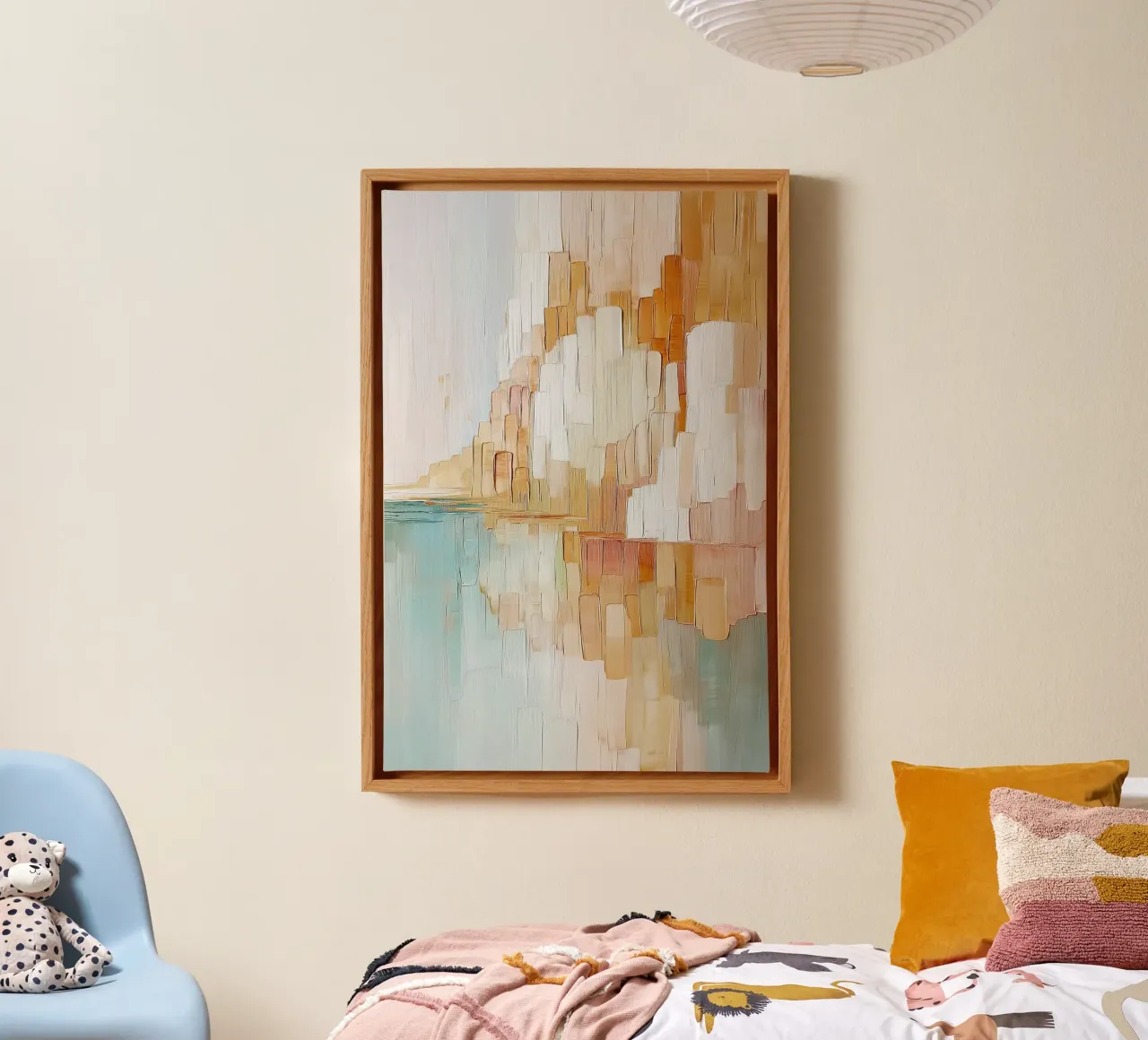 Abstract landschap canvas van Imagine