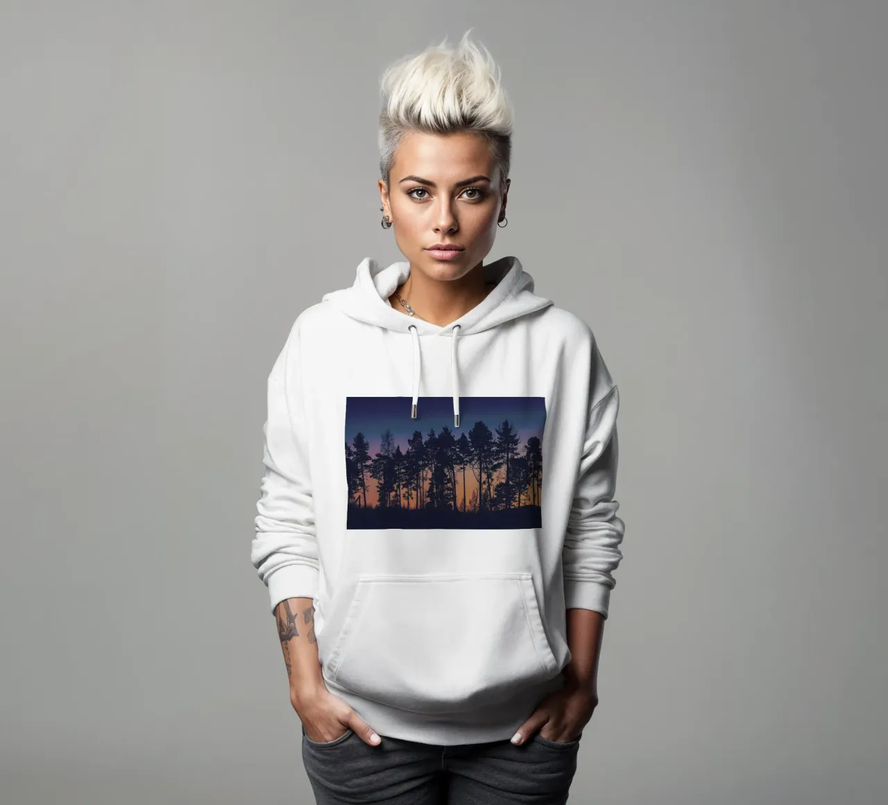 The Dawn felpa con cappuccio da Pale Grain