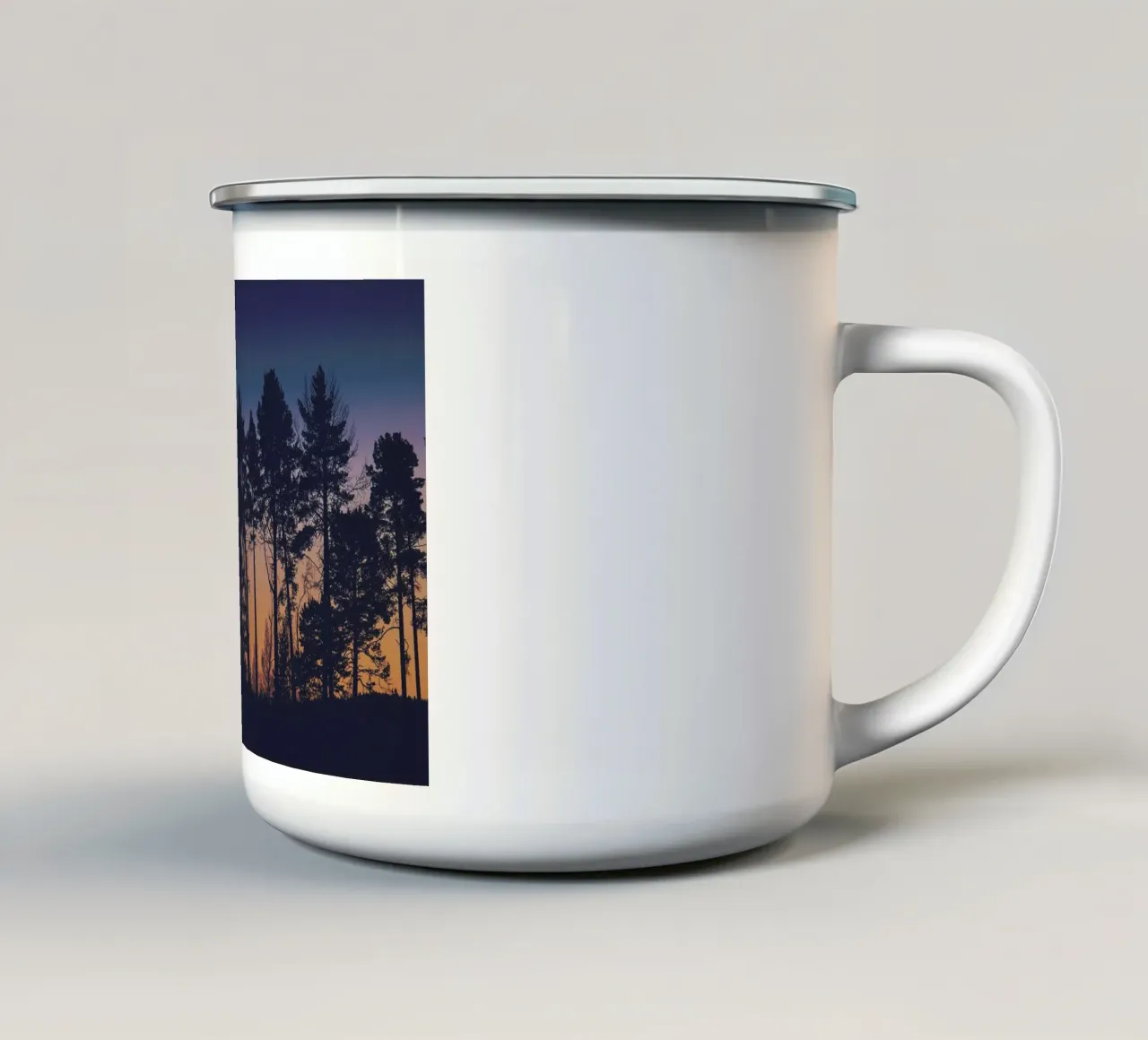 The Dawn emaille mok van Pale Grain