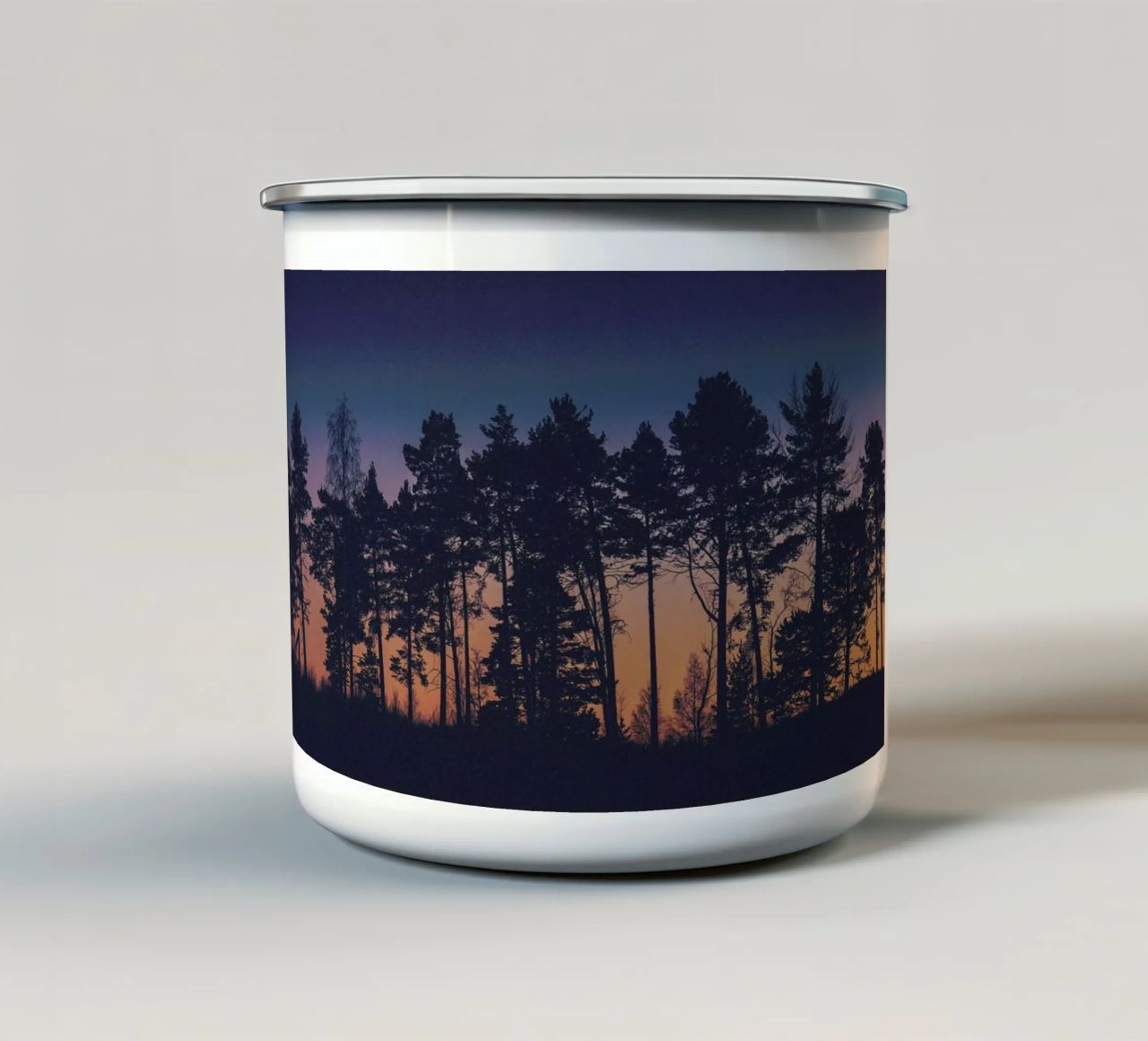 The Dawn tazza in smalto da Pale Grain