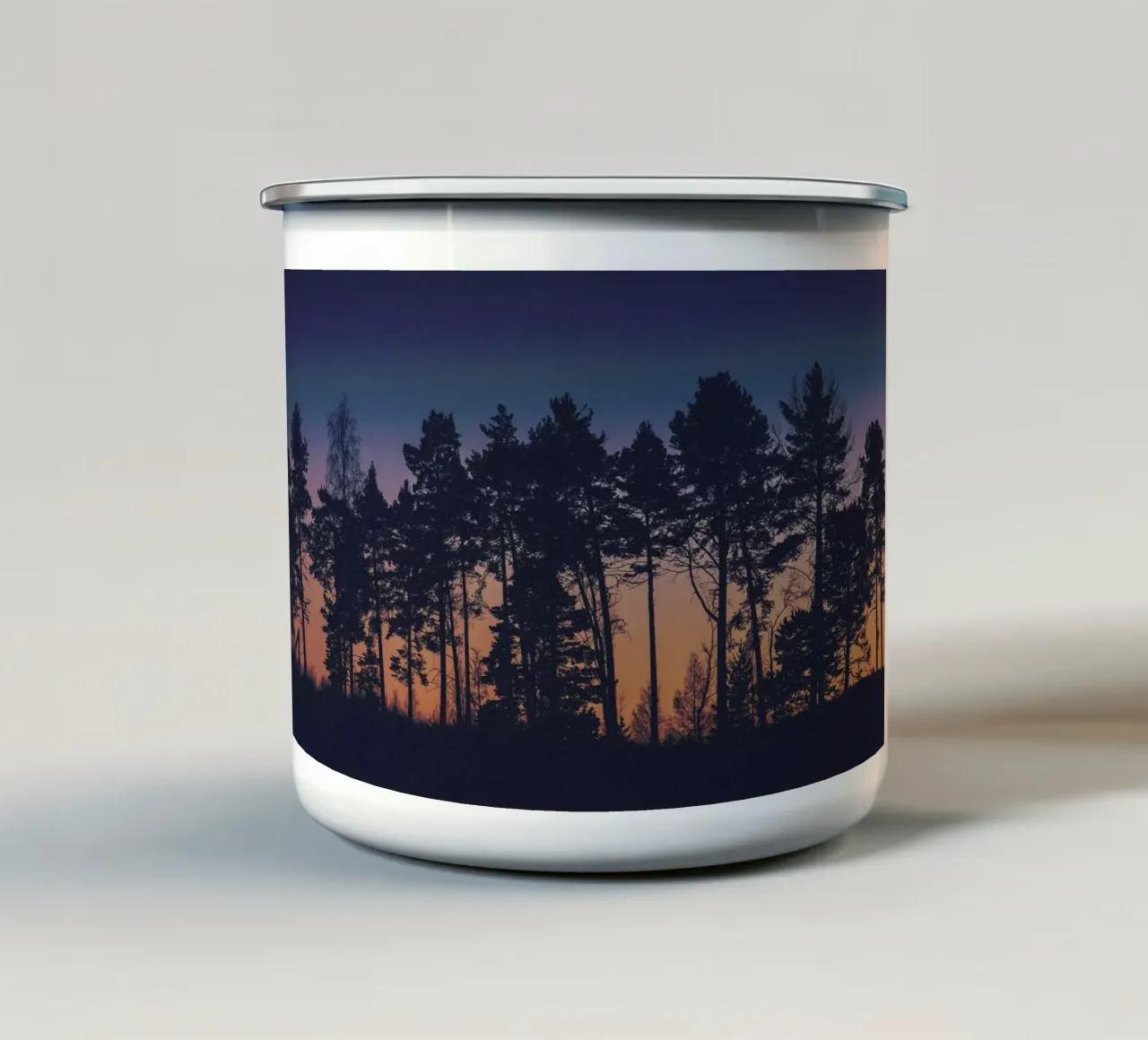 The Dawn emaille mok van Pale Grain