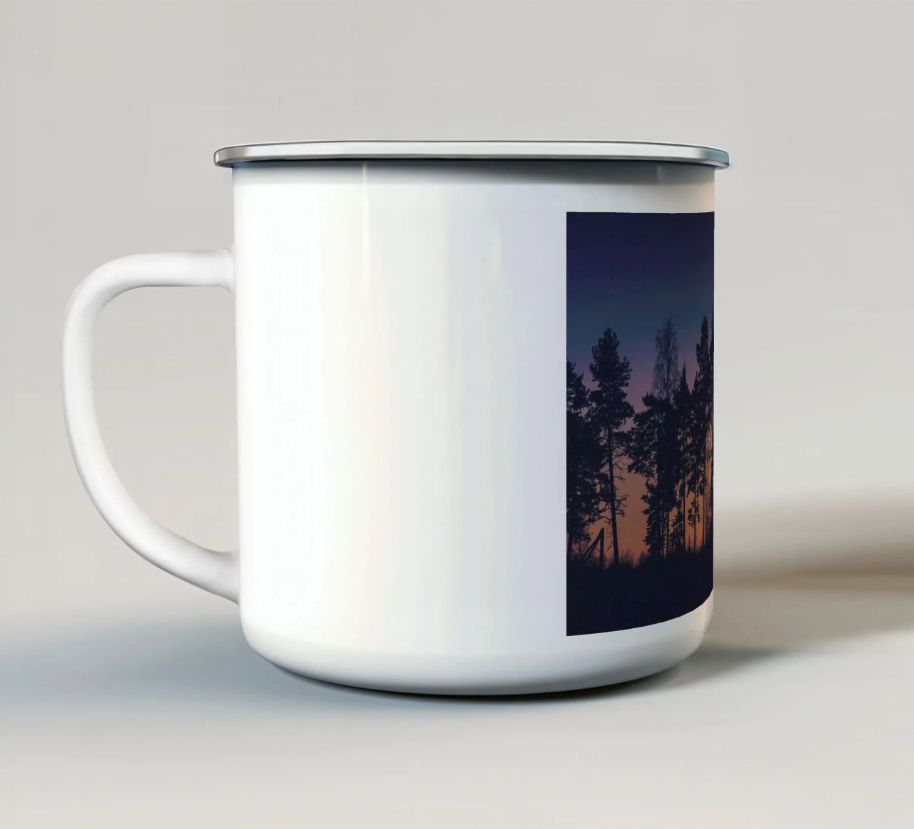 The Dawn tazza in smalto da Pale Grain