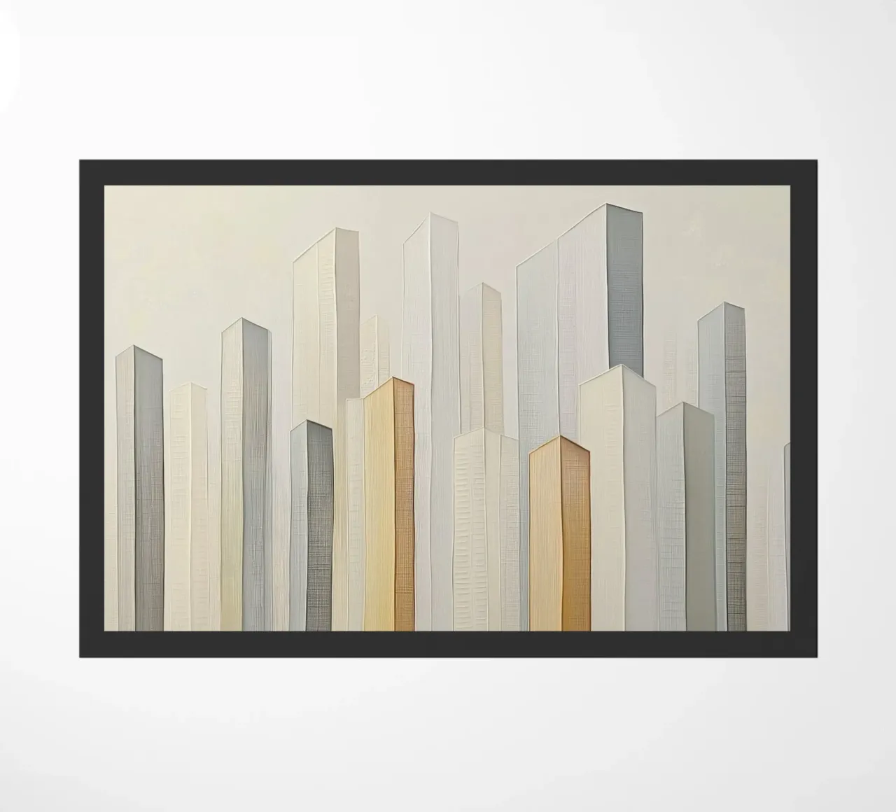 Abstract cityscape doormat by Imagine