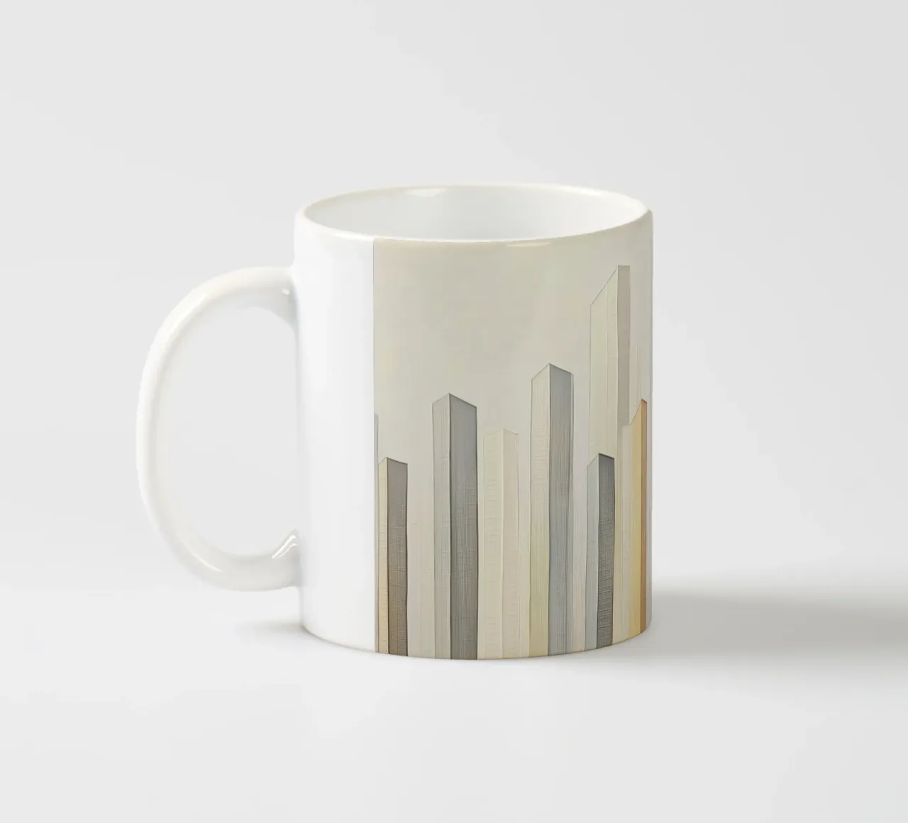 Paesaggio urbano astratto tazza in ceramica da Imagine