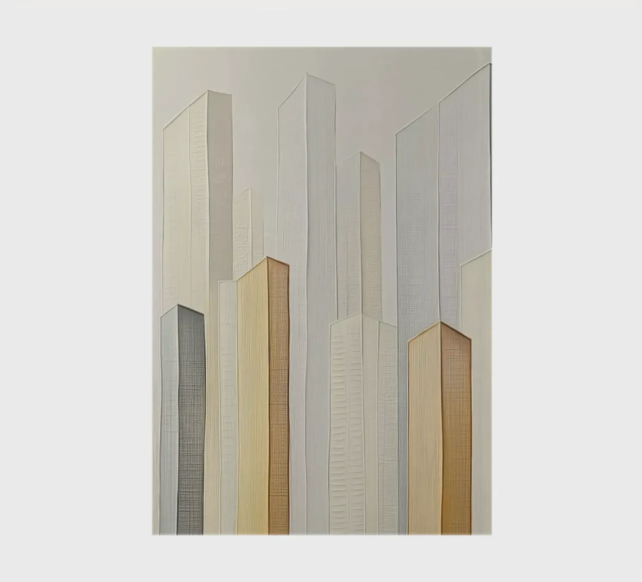 Abstract cityscape notebook by Imagine