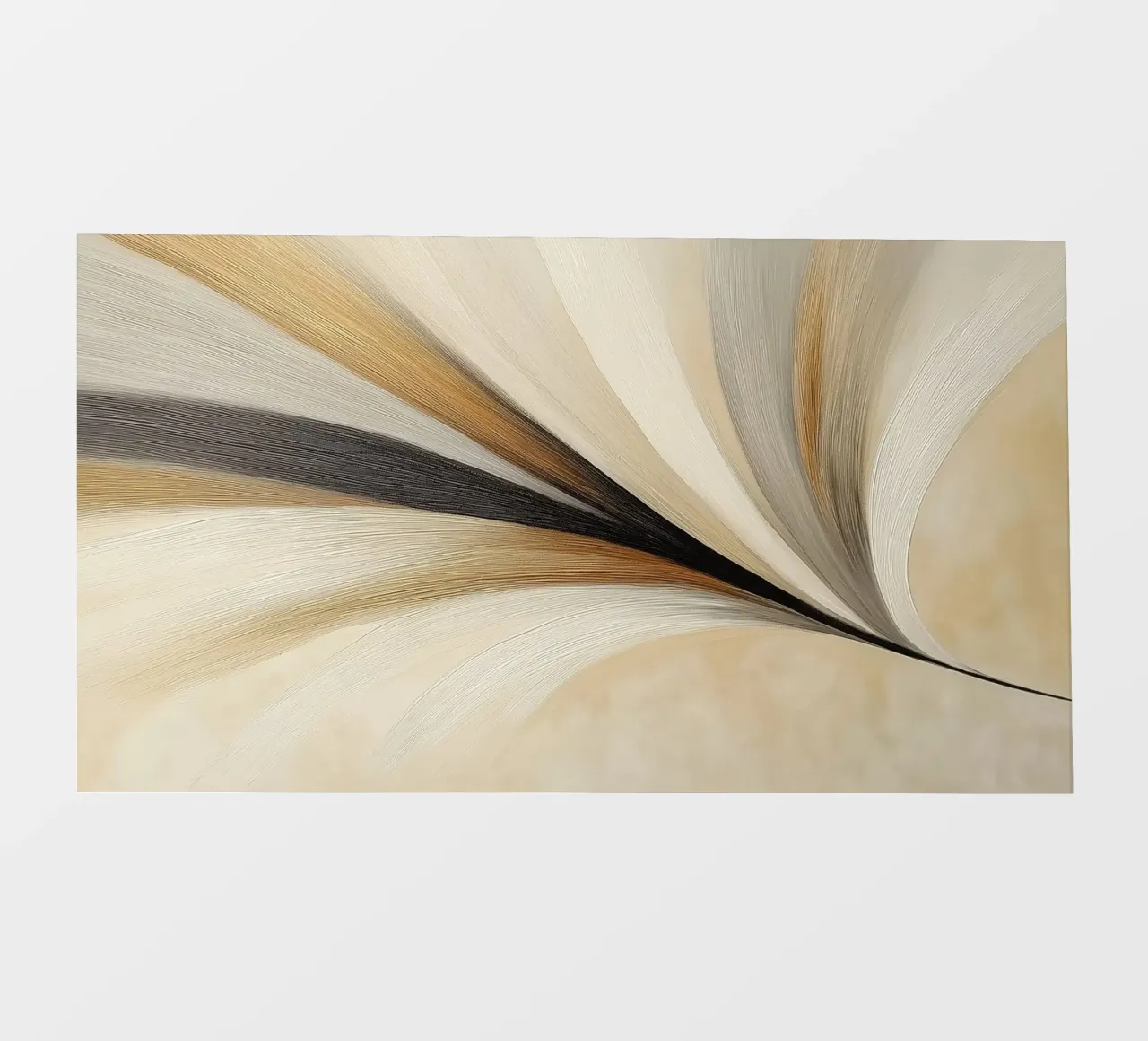 Forma organica nei colori del marrone telo in pvc da Imagine