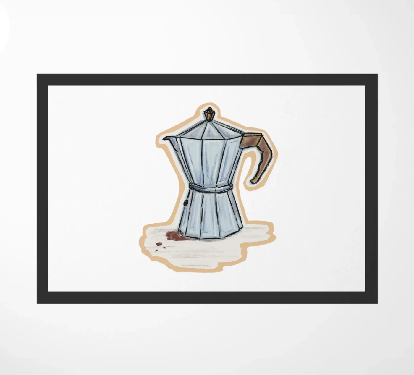 Cafecito deurmat van Beeeplan