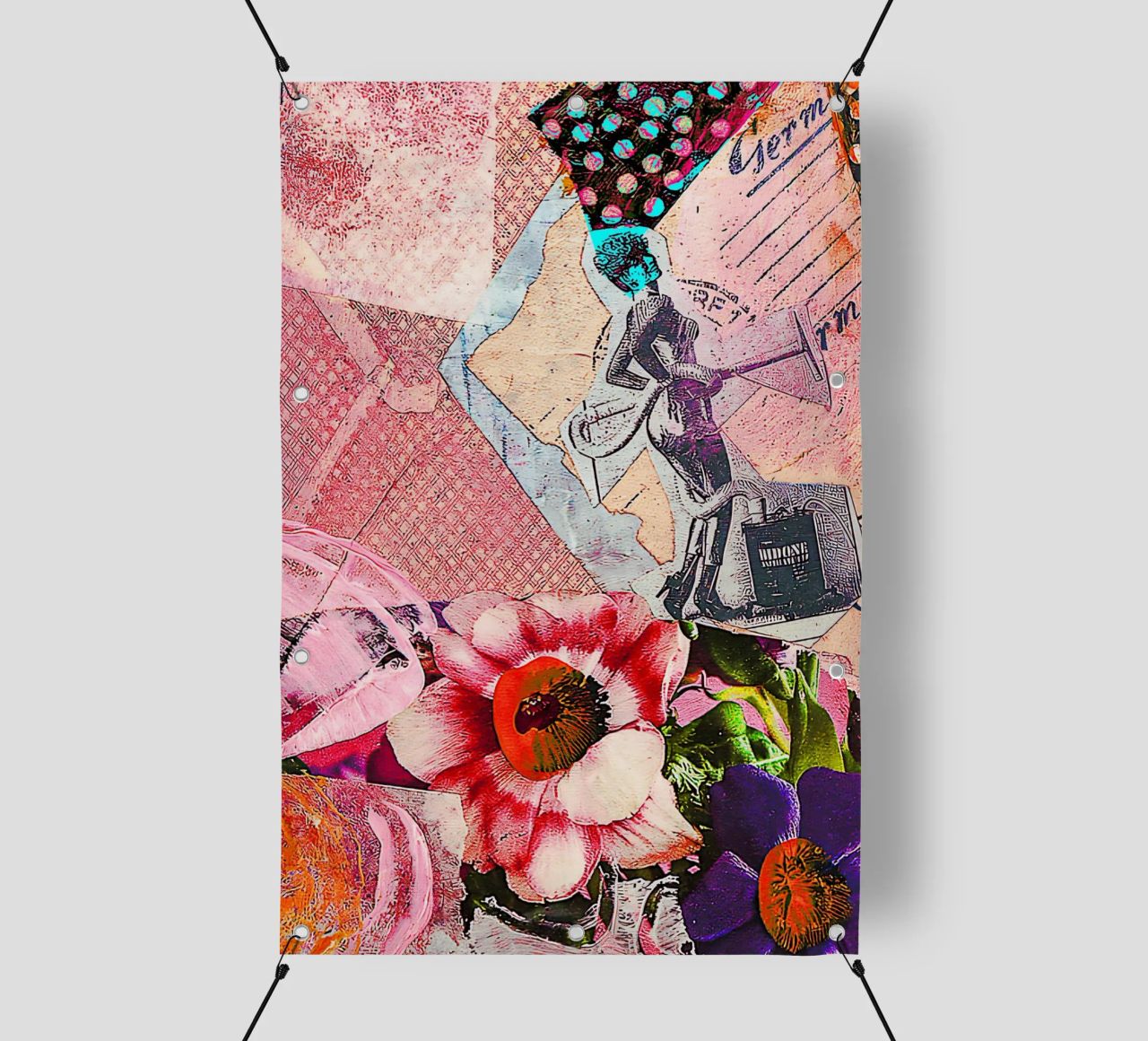 High noon in the brain telo in pvc da Edenart