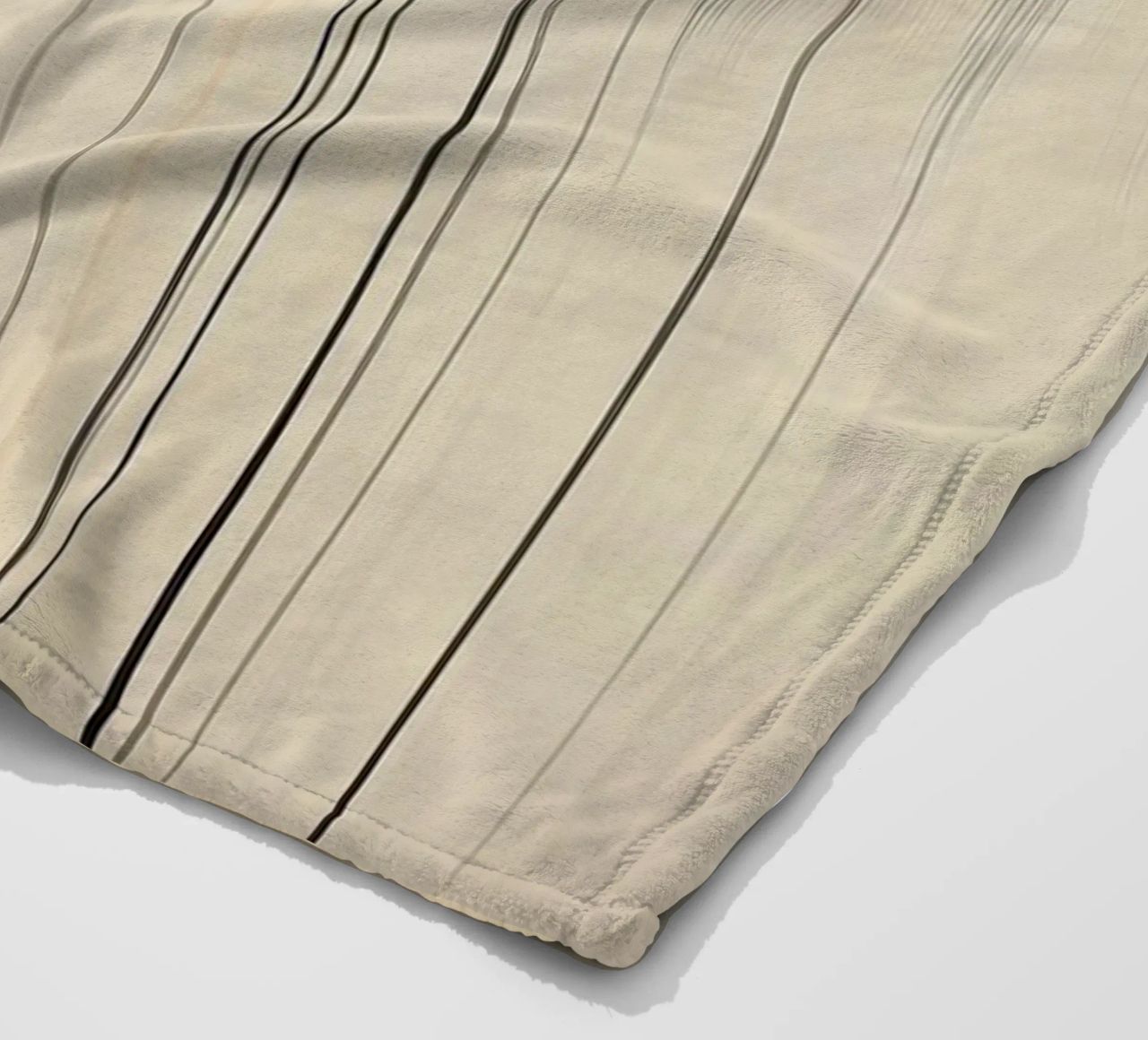 Abstract clouds in brown colours fleece blanket by Imagine