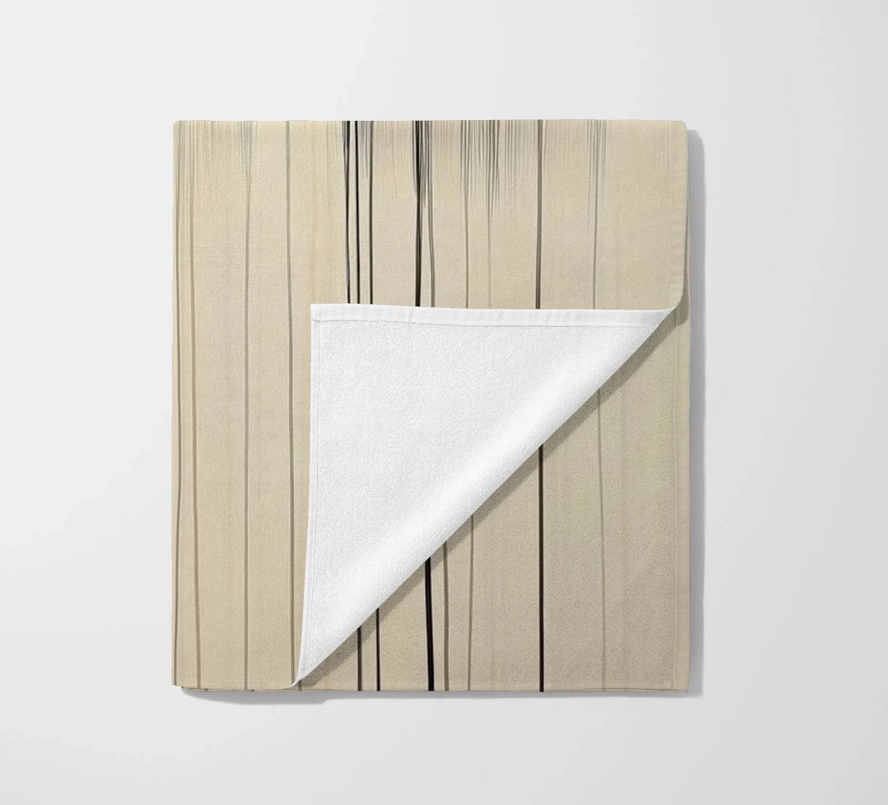 Abstract clouds in brown colours beach towel by Imagine