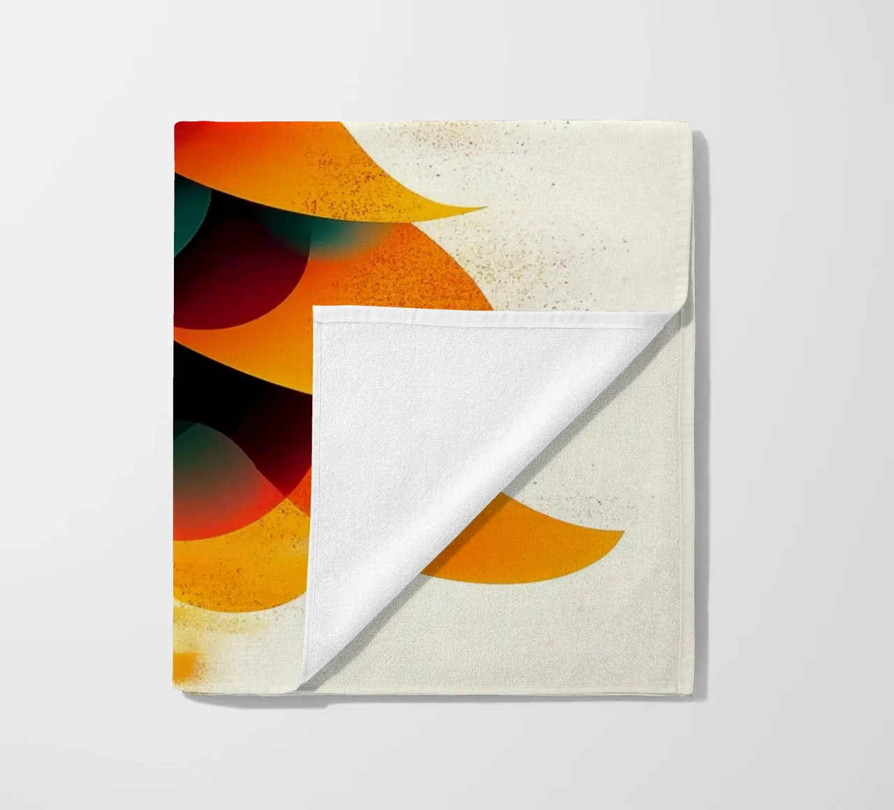 Kerstboom abstract beach towel by Imagine