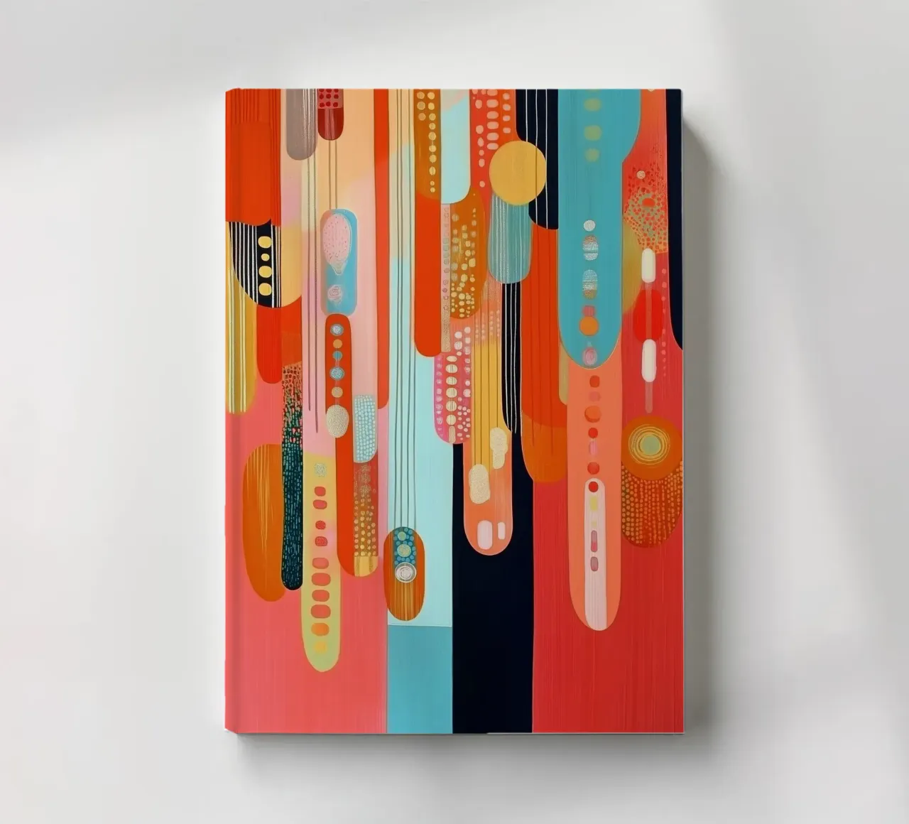 Forme astratte in colori allegri diario da Imagine