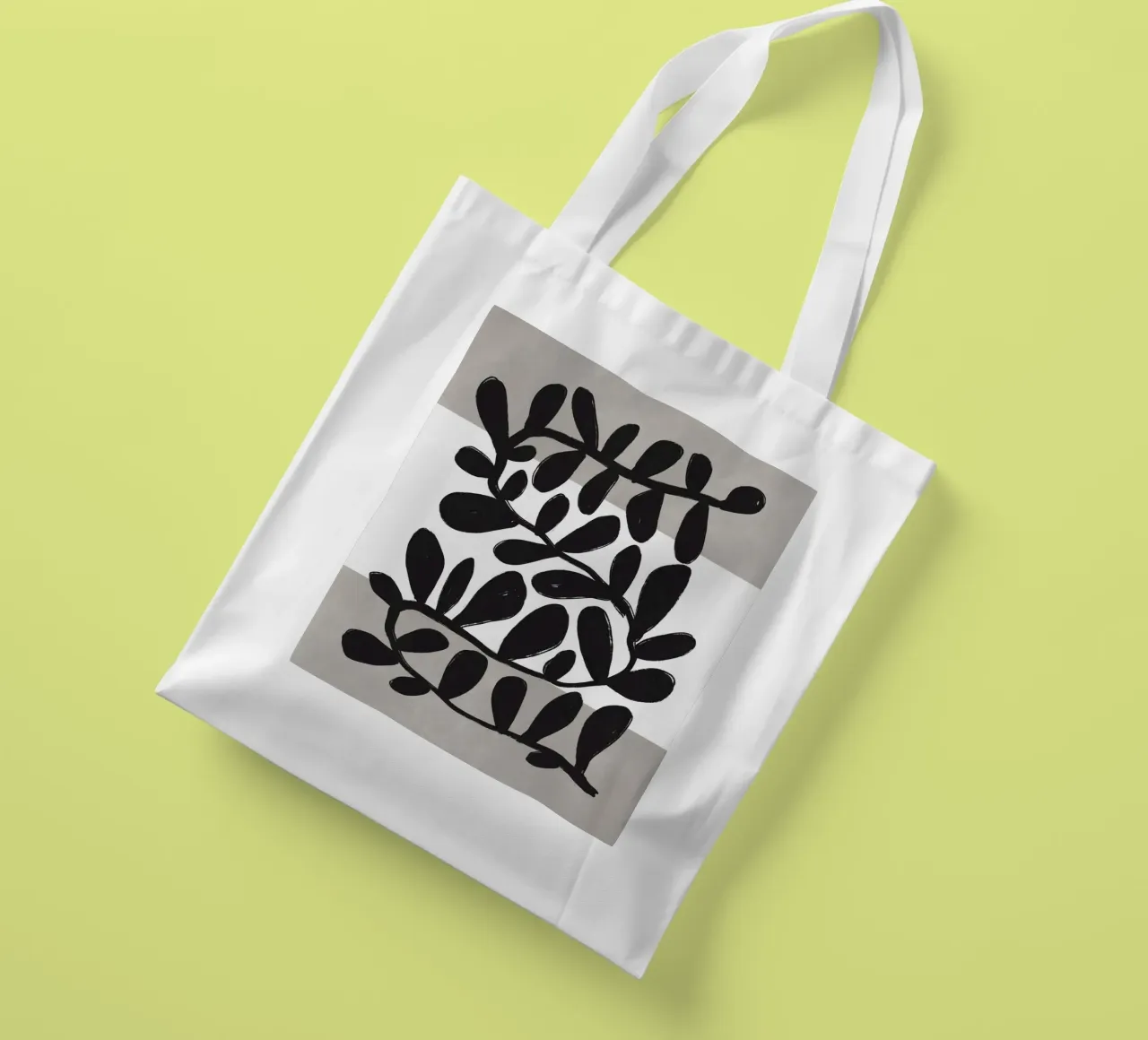 Black Botanic No 1 borsa in juta da treechild